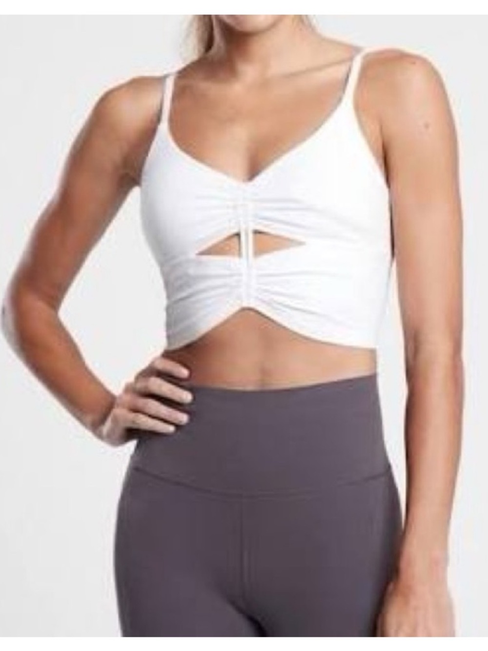 Athleta Cinch Longline Bra in Medium A-C